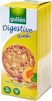 Фото Gullon печиво Digestive мюслі-абрикос 365 г