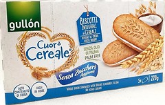 Фото Gullon печиво без цукру Cuor di Cereale Senza Zuccheri 220 г