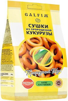 Фото Galfim сушки з пророщеної кукурудзи 200 г