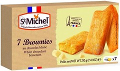 Фото St Michel печиво Brownies з білим шоколадом 210 г