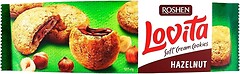 Фото Roshen печиво Lovita з горіховою начинкою 127 г