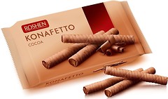 Фото Roshen вафельні трубочки Konafetto Какао 156 г