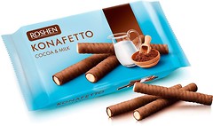 Фото Roshen вафельные трубочки Konafetto Молоко 156 г