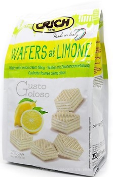 Фото Crich вафлі Wafers al Limone Лимон 250 г