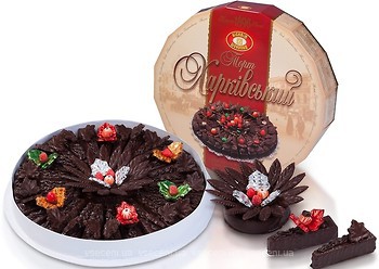 Фото Бісквіт-Шоколад вафельний торт Харківський Шоколад 1.5 кг