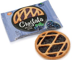 Фото ХБФ бисквит Crostata с черной смородиной 60x50 г