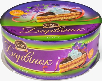 Фото БКК торт Барвінок 450 г