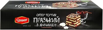 Фото Сладков торт Празький з вишнею 1.5 кг
