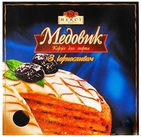 Фото Merci коржі для торта Медовик з чорносливом 500 г