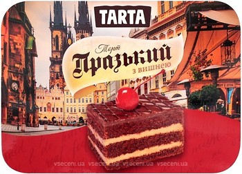 Фото Tarta торт Празький з вишнею 330 г