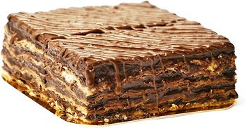 Фото ТМ Юрка Вербила торт Наполеон шоколадный 500 г