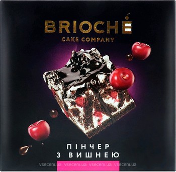 Фото Brioche торт Пинчер с вишней 550 г