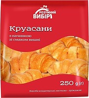 Фото Розумний Вибір упаковка круасанів Вишня 250 г