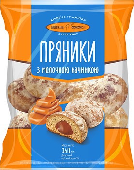 Фото Київхліб упаковка пряників Згущене молоко 360 г