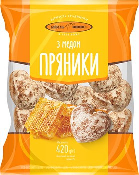Фото Київхліб упаковка пряників З медом 420 г