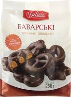 Фото Delicia упаковка пряников Баварские в шоколадной глазури 250 г