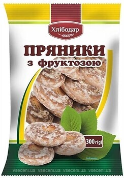 Фото Хлібодар упаковка пряників З фруктозою 300 г