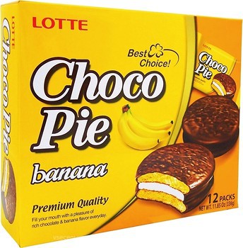 Фото Lotte Choco Pie Banana 336 г
