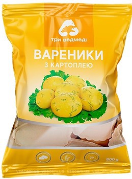 Фото Три ведмеді вареники с картофелем 800 г