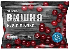 Фото Novus Вишня без косточки быстрозамороженная 400 г