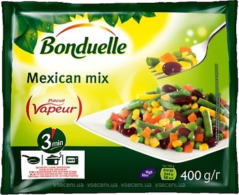 Фото Bonduelle овочева суміш Мексиканська на пару Vapeur 400 г