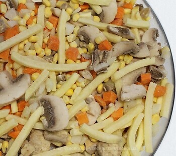 Фото MorozDpUa овощная смесь Картошка с грибами 1 кг