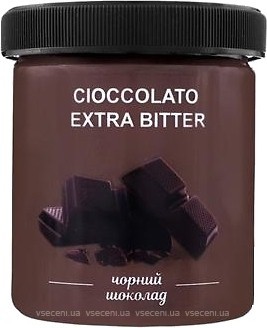 Фото La Gelateria Italiana вагове чорний шоколад 400 г