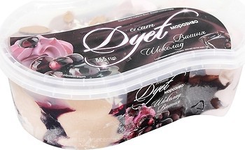 Фото Ласунка пломбір ваговий Cream Dyet вишня шоколад 555 г