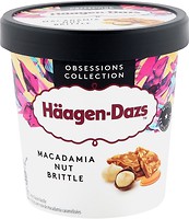 Фото Haagen-Dazs пломбір ваговий ванільне з горіхами макадамії 400 г