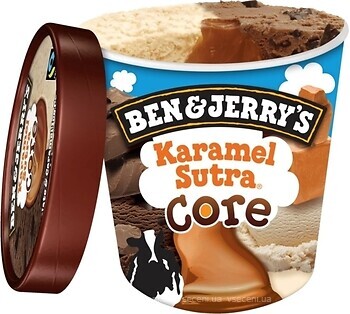 Фото Ben & Jerry’s молочне вагове Karamel Sutra Core 465 мл