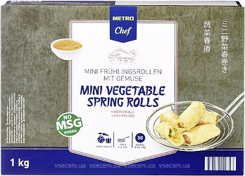 Фото Metro Chef спринг роллы Mini Vegetable 1 кг