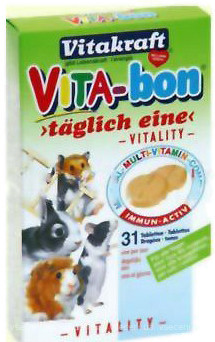 Фото Vitakraft Vita-Bon витамины для грызунов 31 таблетка