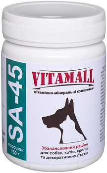 Фото VitamAll SA-45 витамины для собак и кошек 150 г