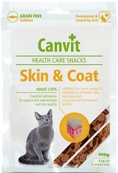 Фото Canvit Skin and Coat для котів 100 г