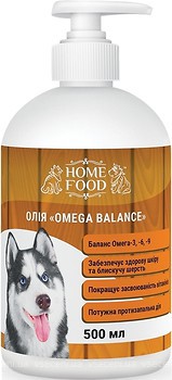 Фото Home Food Олія Omega Balance для собак 500 мл