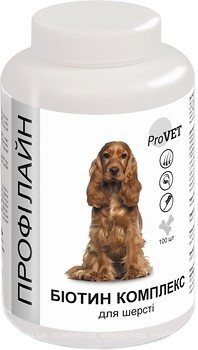 Фото ProVET Профілайн Біотин комплекс для собак 100 таблеток