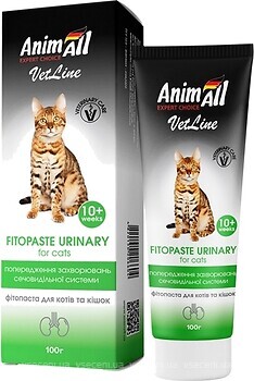 Фото AnimAll VetLine Fitopaste Urinary For Cats 100 г