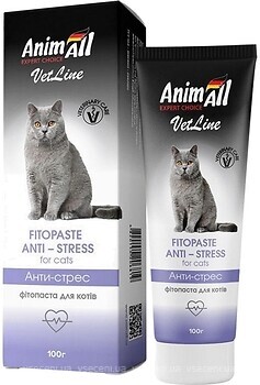 Фото AnimAll VetLine Fitopaste Anti-stress For Cats 100 г