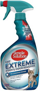 Фото Simple Solution Нейтралізатор запахів і плям для кішок Extreme Cat Stain & Odor Remover 945 мл (ss10621)