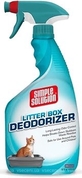 Фото Simple Solution Нейтралізатор запахів для котячого туалету Cat Litter Box Deodorizer 945 мл (ss10238)