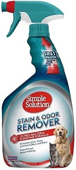Фото Simple Solution Нейтралізатор запахів і плям Stain & Odor Remover Pro-bacteria 945 мл (ss11077)