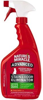 Фото Nature's Miracle Уничтожитель запахов и пятен для кошек с ароматом лимона Stain and Odor 946 мл