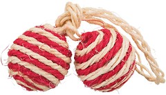 Фото Trixie Два м'ячики на мотузці 4.5 см (4077)
