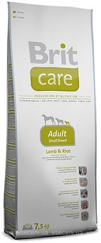 Фото Brit Care Adult Small Breed Lamb & Rice 3 кг