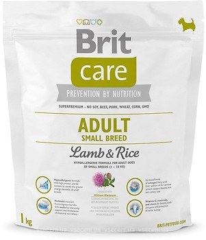 Фото Brit Care Adult Small Breed Lamb & Rice 1 кг