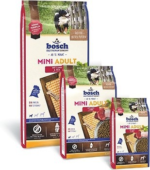 Фото Bosch Tiernahrung Adult Mini Lamb & Rice 15 кг