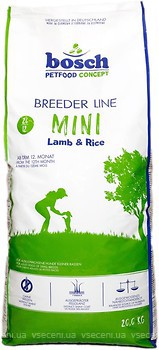 Фото Bosch Tiernahrung Breeder Line Mini Lamb & Rice 20 кг