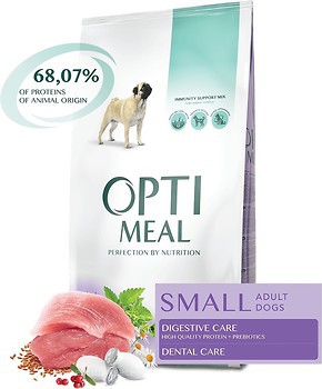 Фото Optimeal Small Adult Dog 4 кг