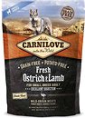 Фото Carnilove Fresh Ostrich & Lamb For Small-Breed Dogs 1.5 кг