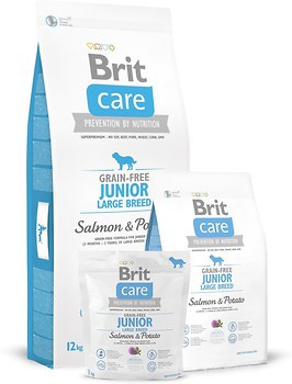 Фото Brit Care Grain-Free Junior Large Breed Salmon & Potato 3 кг
